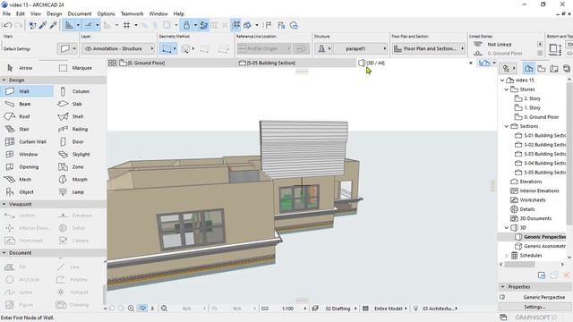 how to create parapet in roofing using archicad смотреть онлайн