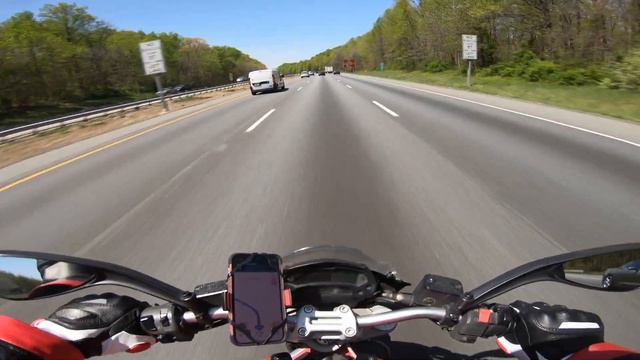 Ducati Monster 696 POV Highway! Ducati Monster 696 Top Speed + Exhaust Sound + Quickshifter [4K] смотреть онлайн