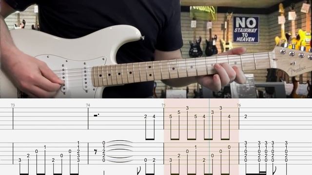 Led Zeppelin - Stairway to Heaven - Guitar Tab | Lesson | Cover | Tutorial смотреть онлайн
