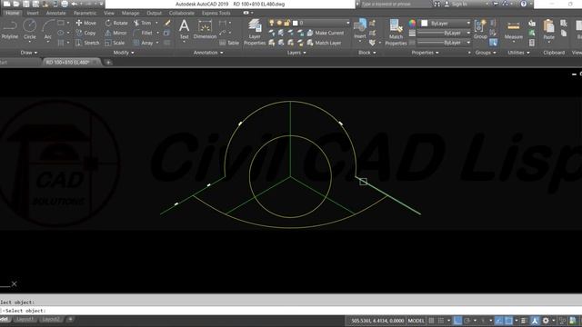 AutoCAD Lisp Find Intersection Segments Lengths смотреть онлайн