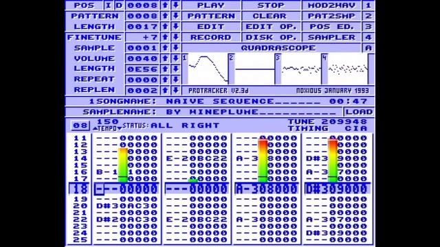 naive sequence [protracker v2.3d module] смотреть онлайн