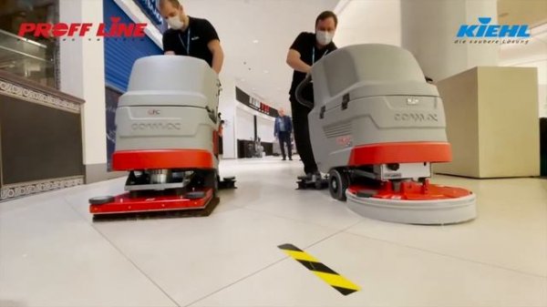 Тестирование уборочной техники COMAC и профессиональной химии KIEHL. ТРЦ VEGAS Крокус Кунцево