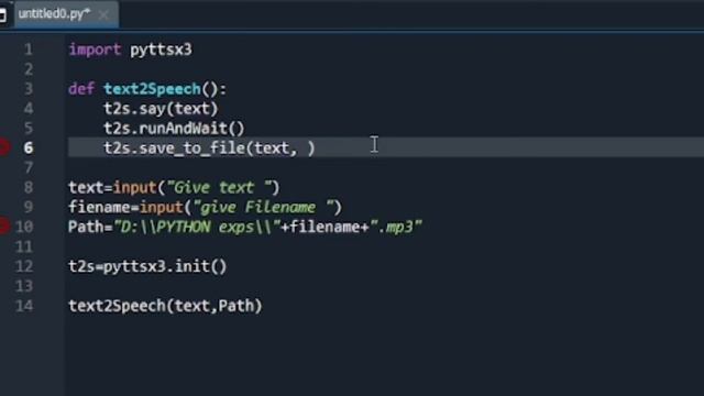 Text To Voice/Speech Python Program | Using pyttsx3 Module смотреть онлайн