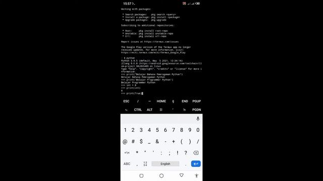 4. Materi Python : Tipe Data (String, Integer, Boolean, Float) смотреть онлайн