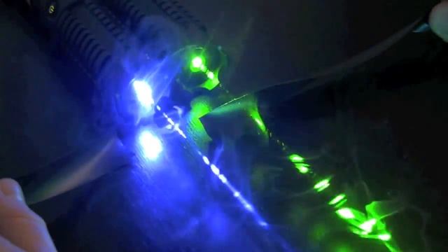 Зеленый и синий лазер 1000 мВт