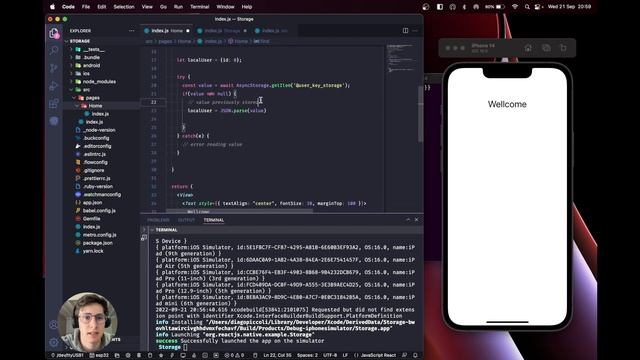 REACT PARA INICIANTES - ARMAZENAMENTO LOCAL (AsyncStorage) смотреть онлайн