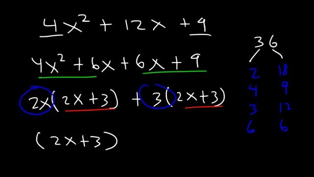 Factoring Trinomials & Polynomials, Basic Introduction - Algebra смотреть онлайн