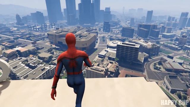 GTA 5 Spiderman Water Fails | ragdolls vol.1 (Euphoria physics) смотреть онлайн