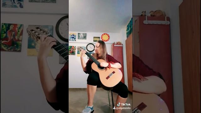 Romance "Black Eyes". Playing guitar // Романс "Очи черные". Играем на гитаре // רומנס עיניים שחורו смотреть онлайн