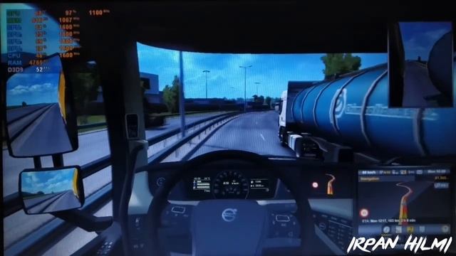 AMD Ryzen 3 2200U Vega 3 - Euro Truck Simulator 2 - ASUS X505ZA смотреть онлайн