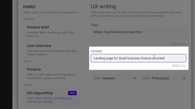 UX copywriting with QoQo.ai смотреть онлайн