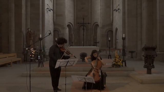 ICstrings play Mozart duo for violin and cello, KV 423, I movement смотреть онлайн