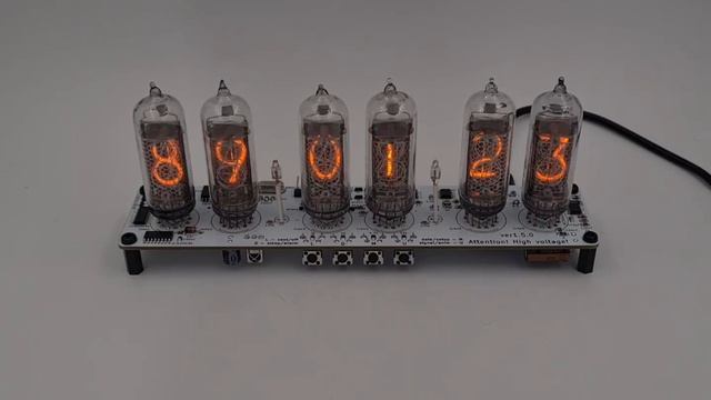 Часы на лампах ИН14 смотреть онлайн