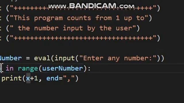 Python Beginners: Count from 1 to Any User Input Number, Definite Loop смотреть онлайн