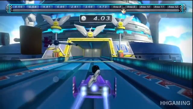 Nintendo Land walkthrough - part 2 Minigame # 1 "Twister race" F-ZERO Captain Falcon game WII U wii смотреть онлайн