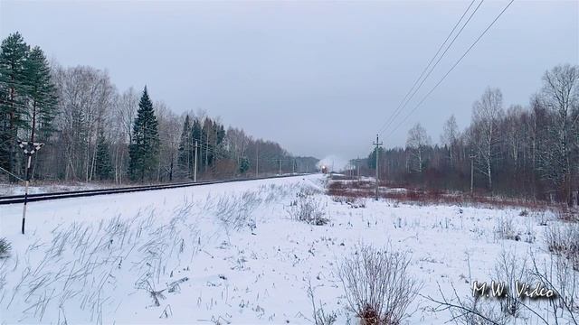 Паровоз П36-0147 с пригородным поездом №6294 Иваново — Шуя. смотреть онлайн