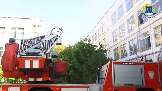 Учения МЧС в школе 1415 в Останкине смотреть онлайн