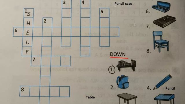 Раздел 4, упражнение 2 (кроссворд) смотреть онлайн