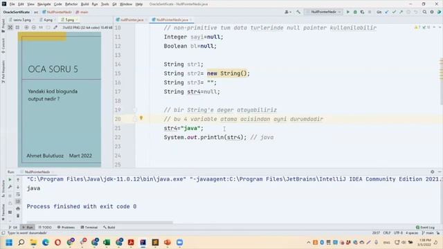 OCA Soru 5 Null Pointer смотреть онлайн