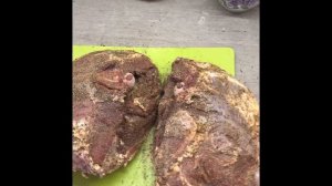 Хамон из дикого кабана. Вяленое мясо кабана