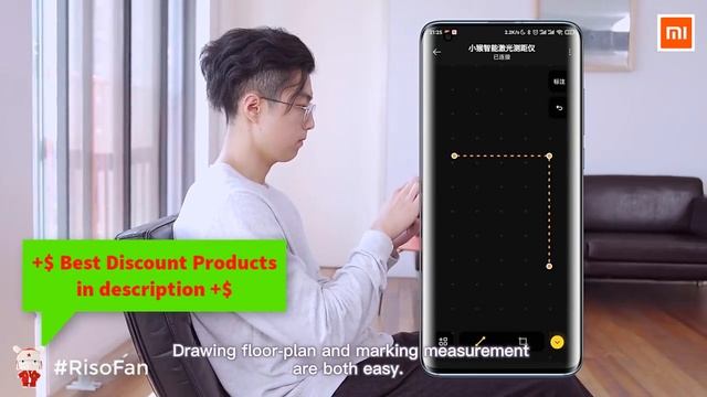 Xiaomi HOTO Laser Tape Measure, Smart Laser Rangefinder. смотреть онлайн