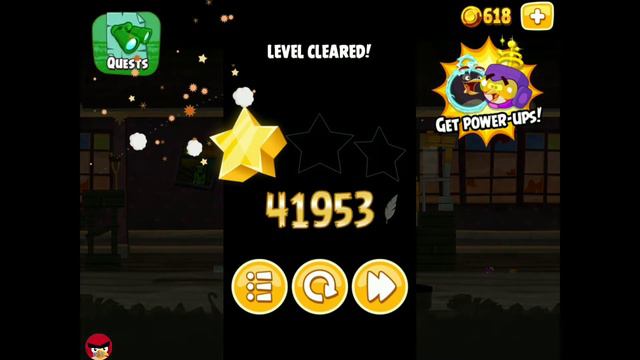 Playing Angry Birds Seasons - Haunted Hogs, part 1 смотреть онлайн