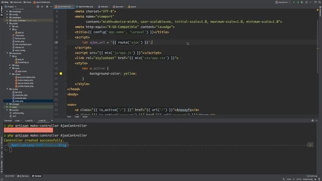 Laravel Ajax Kullanımı смотреть онлайн