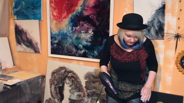 Подробный мастер класс. Объемная картина из декоративной штукатурки. смотреть онлайн