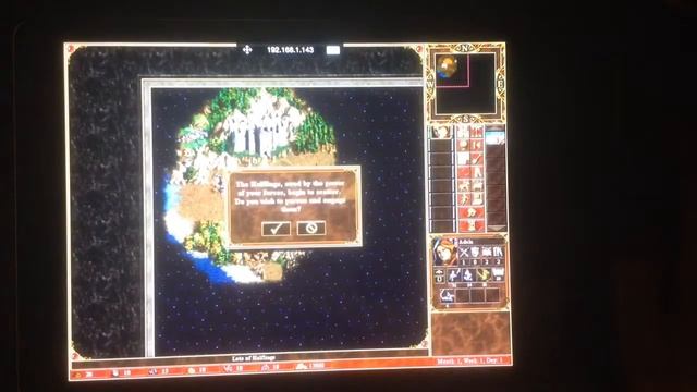 Heroes 3 on iPad Air - vmware - remote gameplay смотреть онлайн