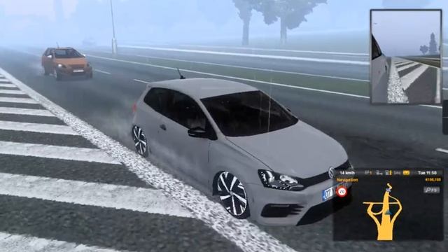 VOLKSWAGEN POLO EURO TRUCK SIMULATOR 2 MOD смотреть онлайн