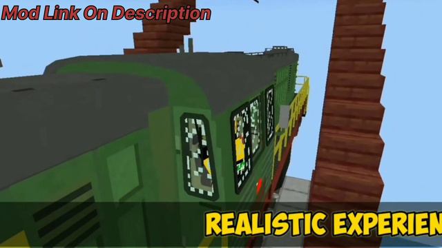 The Realistic Train Addon +1.20 || minecraft train mod for minecraft pe #minecraftpe #mincearft