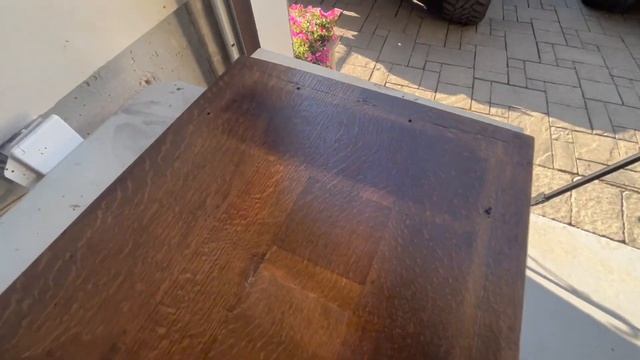 RESTORATION Of An OLD Oak Desk ASMR #asmr #restoration #woodworking #furnitureflip