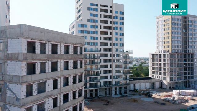 Дневники строительства Семьи городских кварталов "Крымская Роза" Июль 2023 г. смотреть онлайн