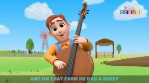 Old MacDonald Had a Farm | Animal Song | Nursery Rhymes by Little Angel