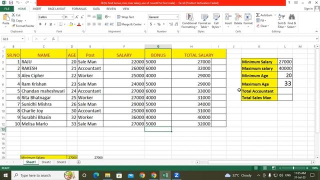 Use of If Function in MS Excel | GIT Education смотреть онлайн