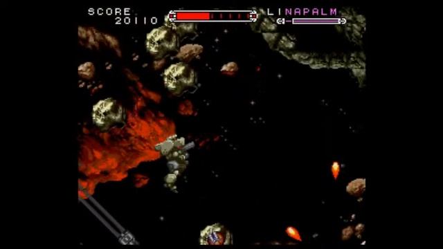 Cybernator + Secret Napalm Gun + Kamikaze Run showing the secret weapon. смотреть онлайн