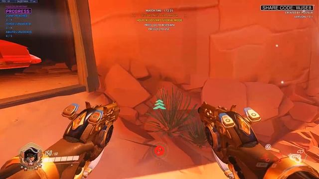 Overwatch Lava Parkour Route 66 by Postelik Walkthrough+Extra (WJSE8) смотреть онлайн