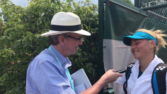 Ролан Гаррос 2018 интервью Марты Костюк Kostyuk Marta Interview