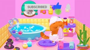 ? котенок буббу заболел? салон красоты Bubbu Игра #бубу