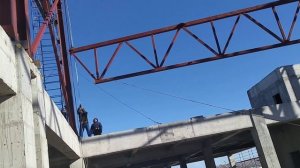 Установка фермы 3 тонны лебедкой