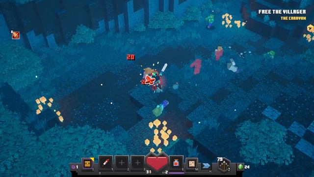 Minecraft Dungeons Hidden Depths : Gameplay смотреть онлайн