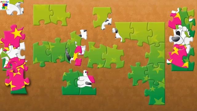 Very Cute Dog Jigsaw Puzzle For Kids смотреть онлайн