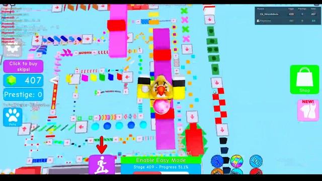 Roblox Mega Easy Obby Speedrun | Time-lapse смотреть онлайн