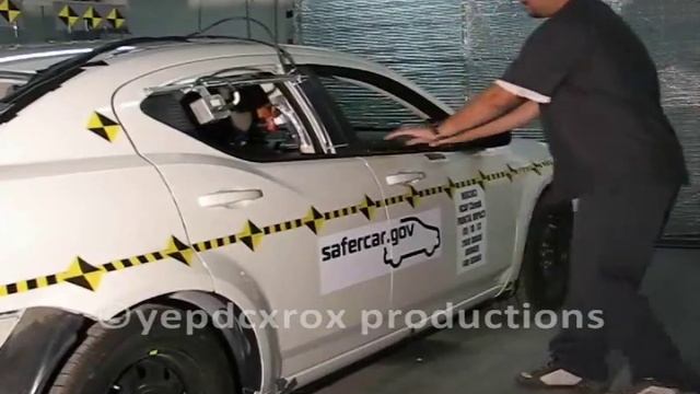 08 Dodge Avenger Crash Test (NHTSA Frontal)