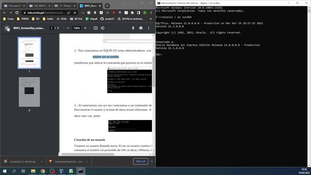 BD. Instalación local en Windows 10 de Oracle XE смотреть онлайн