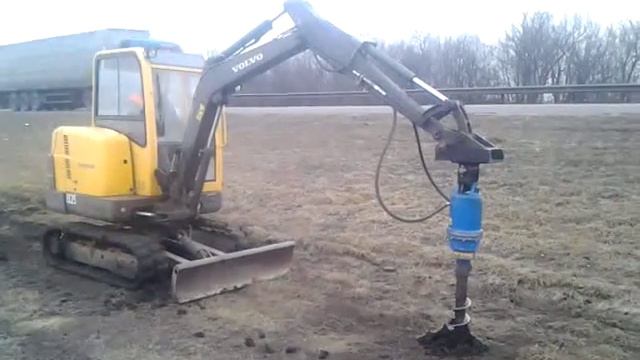 Бурение отверстий под забор. смотреть онлайн