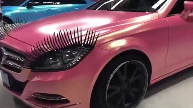 Eaglevinyl Matt Glitter Metallic Pink Gold Vinyl Wrap Film смотреть онлайн