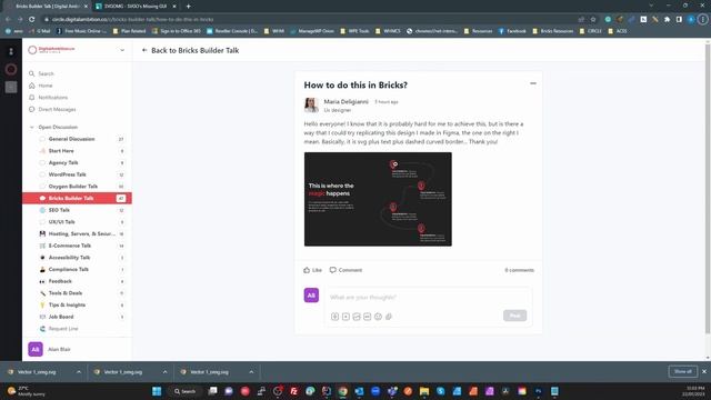Creating a Curved Connector Line with Bricks Builder - Tutorial смотреть онлайн