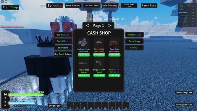 [AOPG] How to STORE RACE AND SUPPORT STYLE for FREE! A One Piece Game | Roblox смотреть онлайн