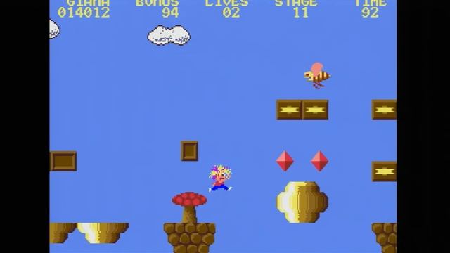 The Great Giana Sisters 'STE' - [Atari STE] Gameplay showing up to stage 15 (2014) смотреть онлайн